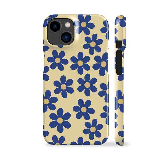 Paris Blue Flowers Phone Case