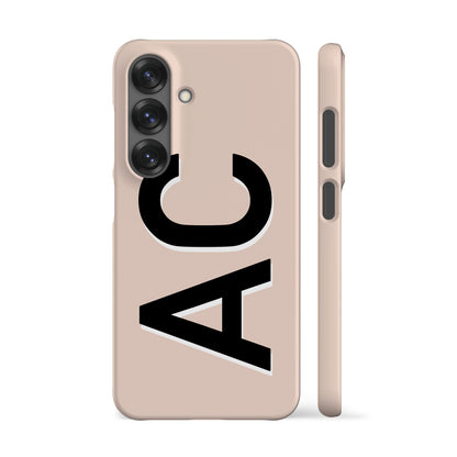 Personalised Beige Phone Case