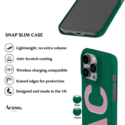 Personalised Green Phone Case