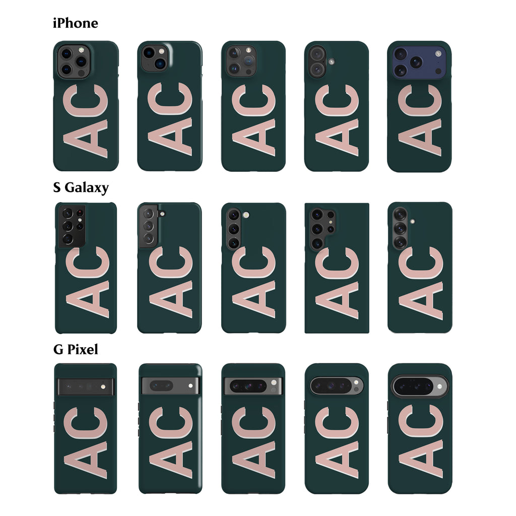 Personalised Teal Phone Case