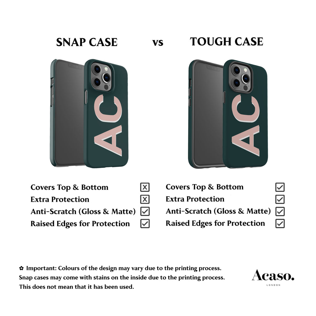 Personalised Teal Phone Case