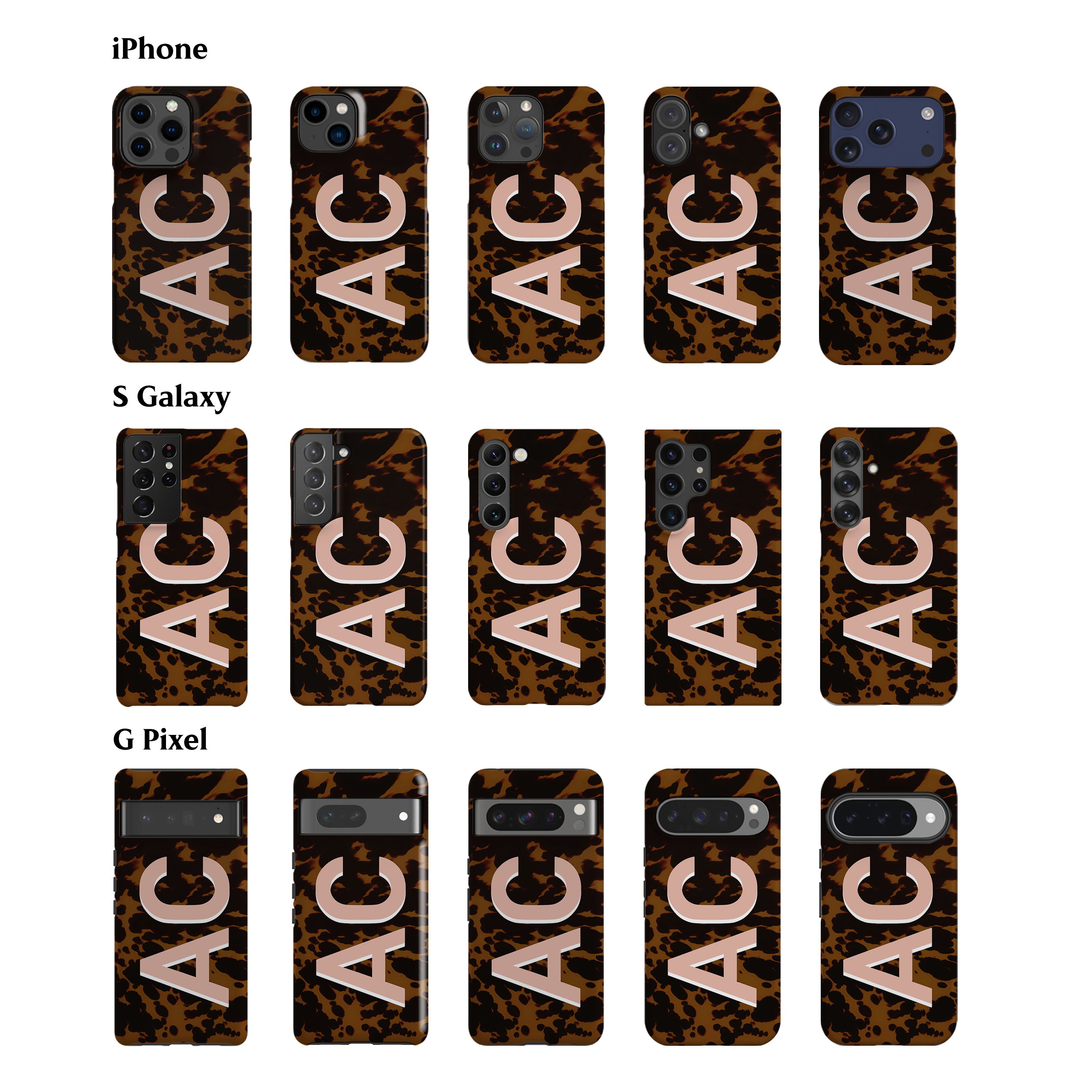 Personalised Tortoise Shell Phone Case