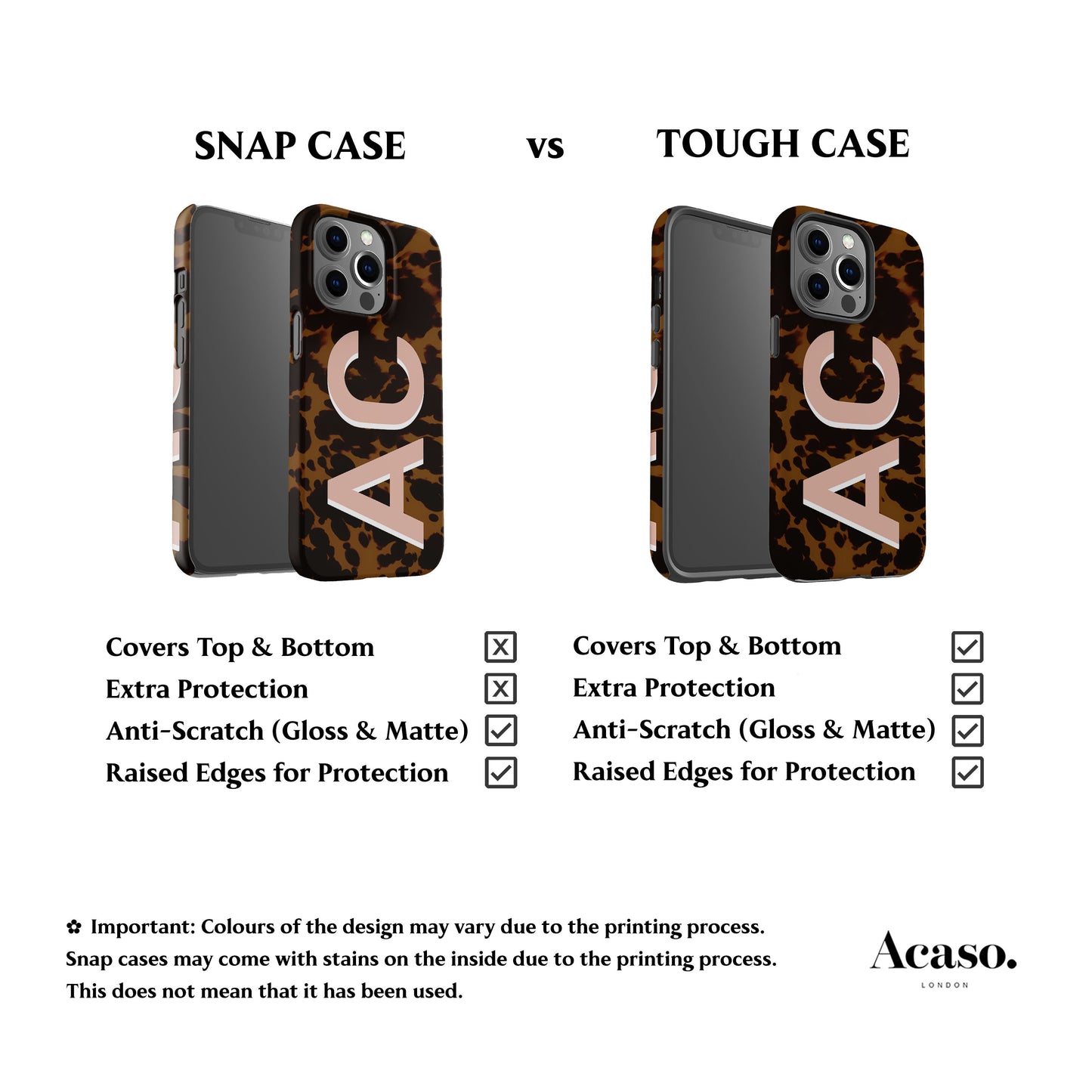 Personalised Tortoise Shell Phone Case