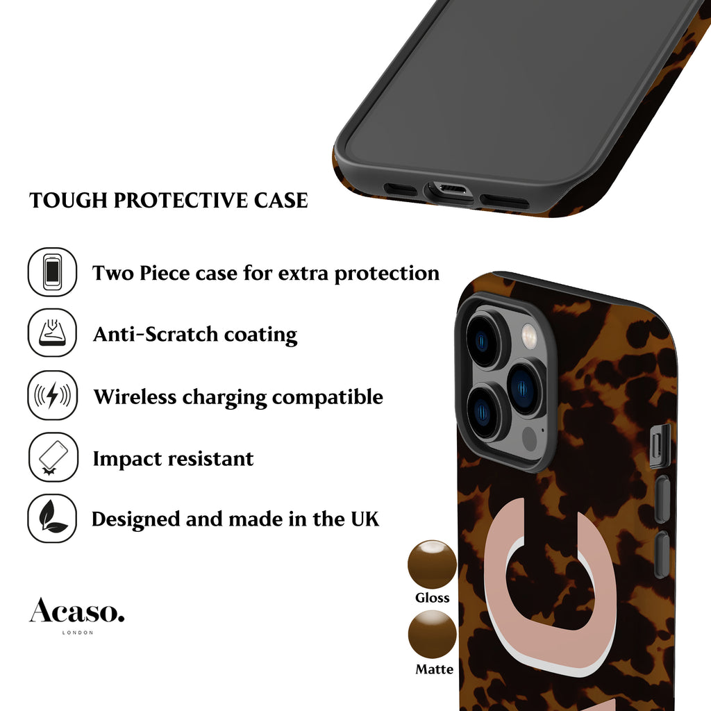 Personalised Tortoise Shell Phone Case