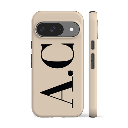 Custom Initials Ivory Phone Case