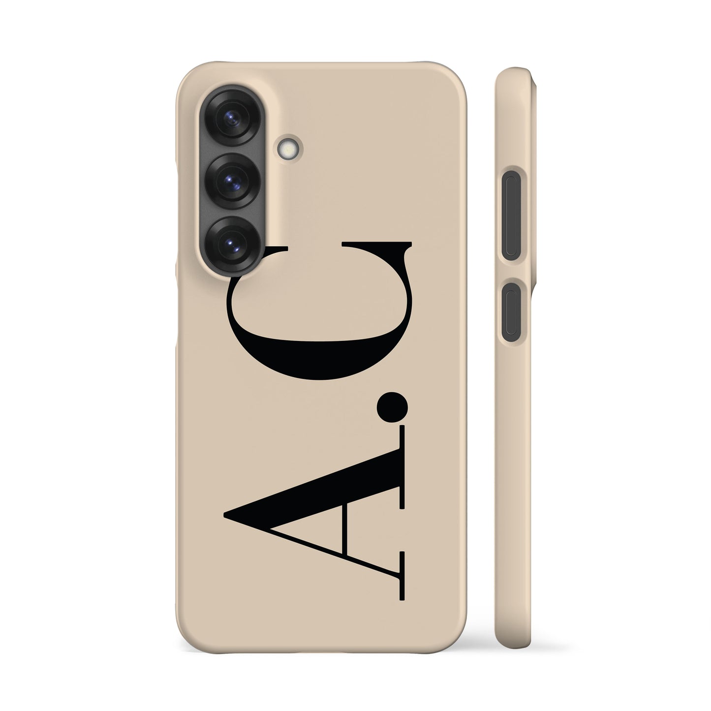 Custom Initials Ivory Phone Case