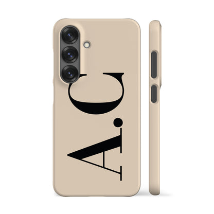 Custom Initials Ivory Phone Case