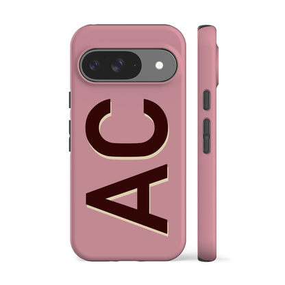 Personalised Dusty Pink Phone Case