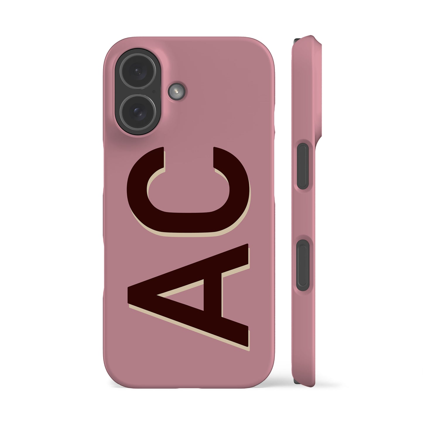 Personalised Dusty Pink Phone Case