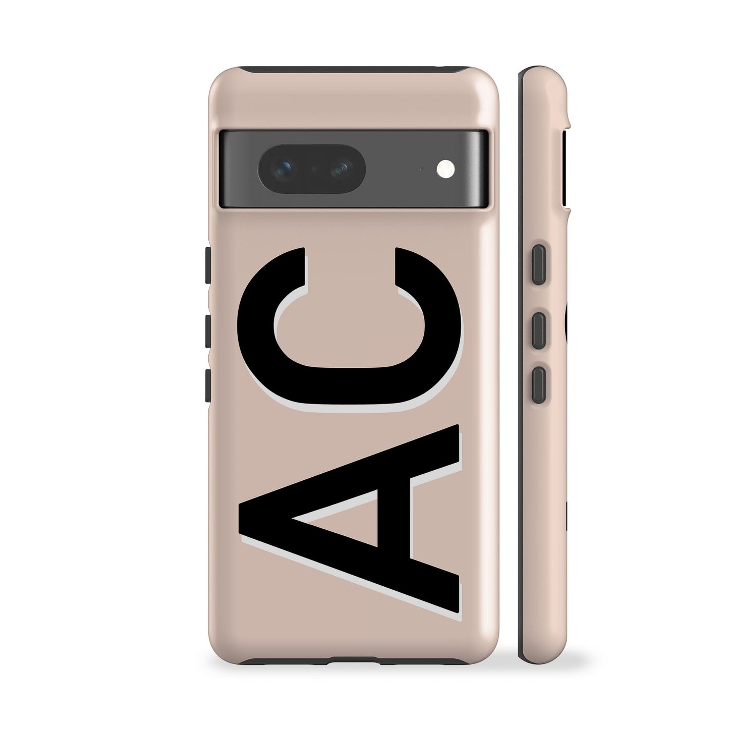 Personalised Beige Phone Case
