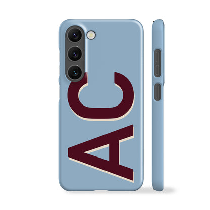 Personalised Blue Maroon Phone Case