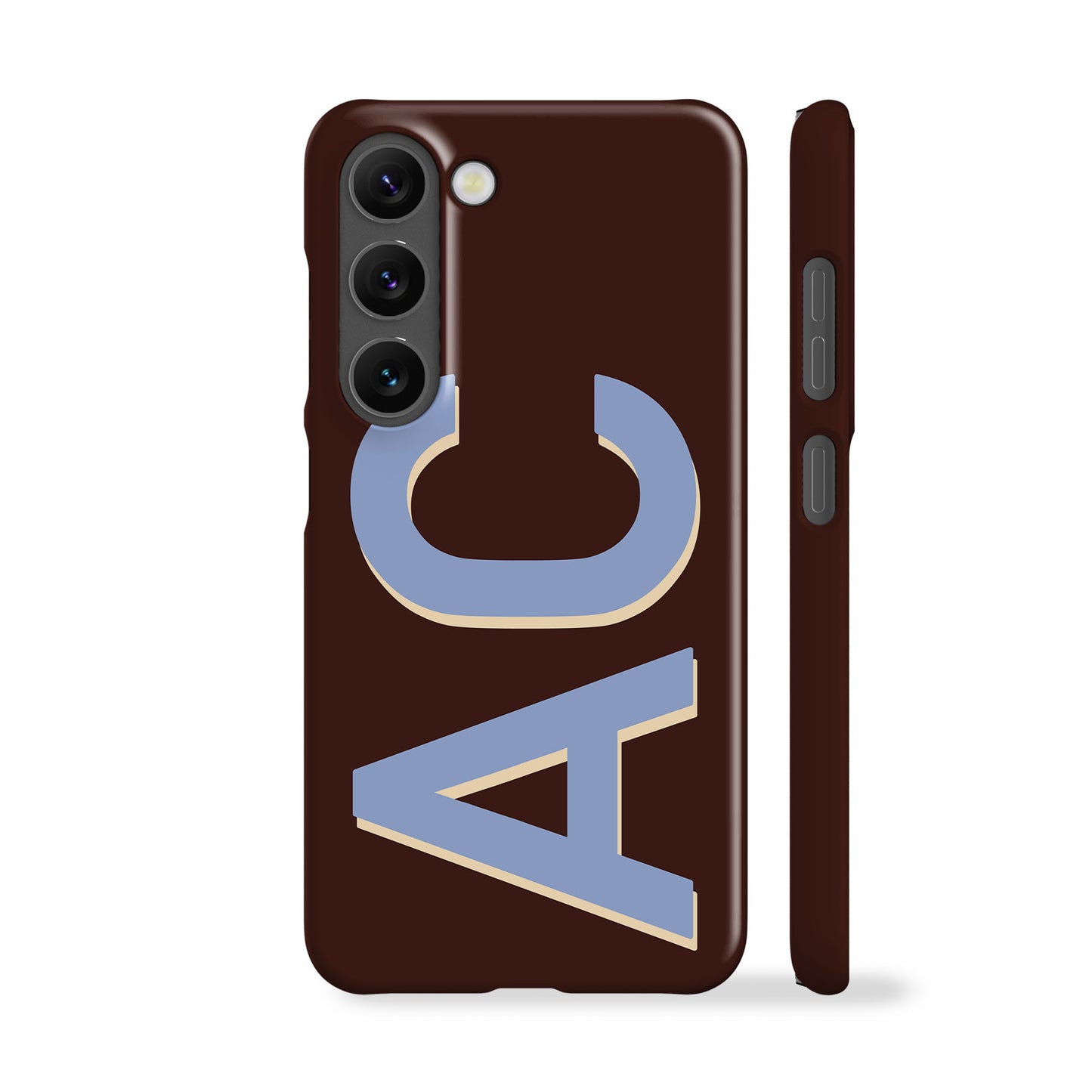 Personalised Brown Blue Phone Case