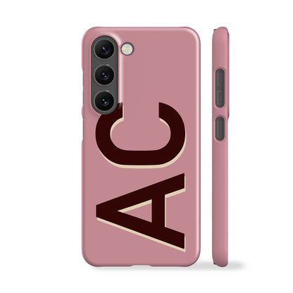 Personalised Dusty Pink Phone Case