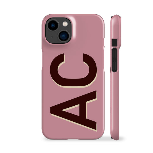 Personalised Dusty Pink Phone Case