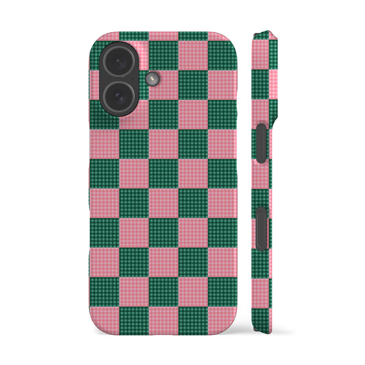 Picnic Table Green Pink Phone Case