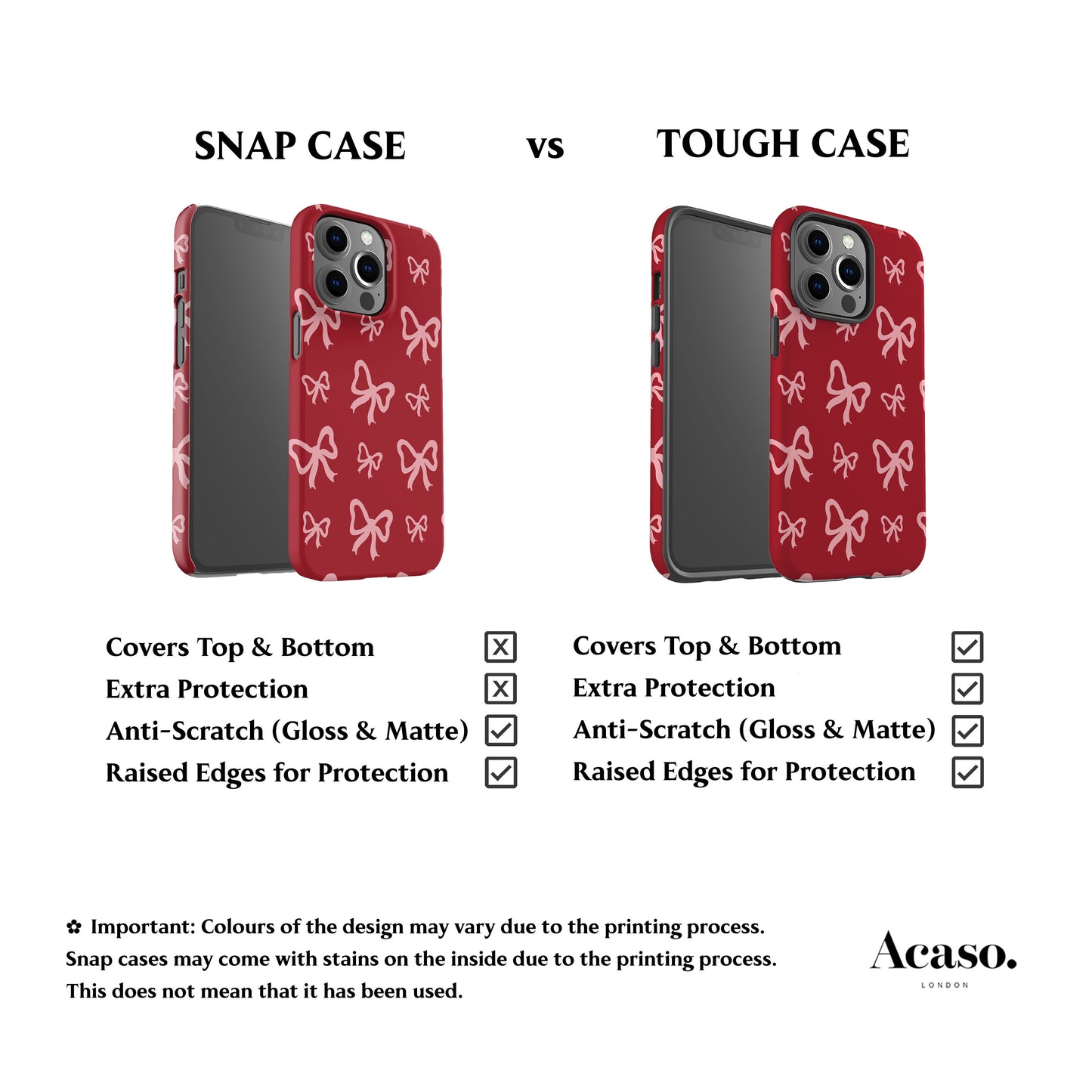 Pink Bows Phone Case