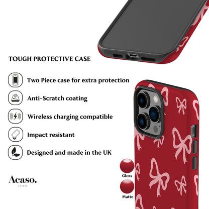 Pink Bows Phone Case