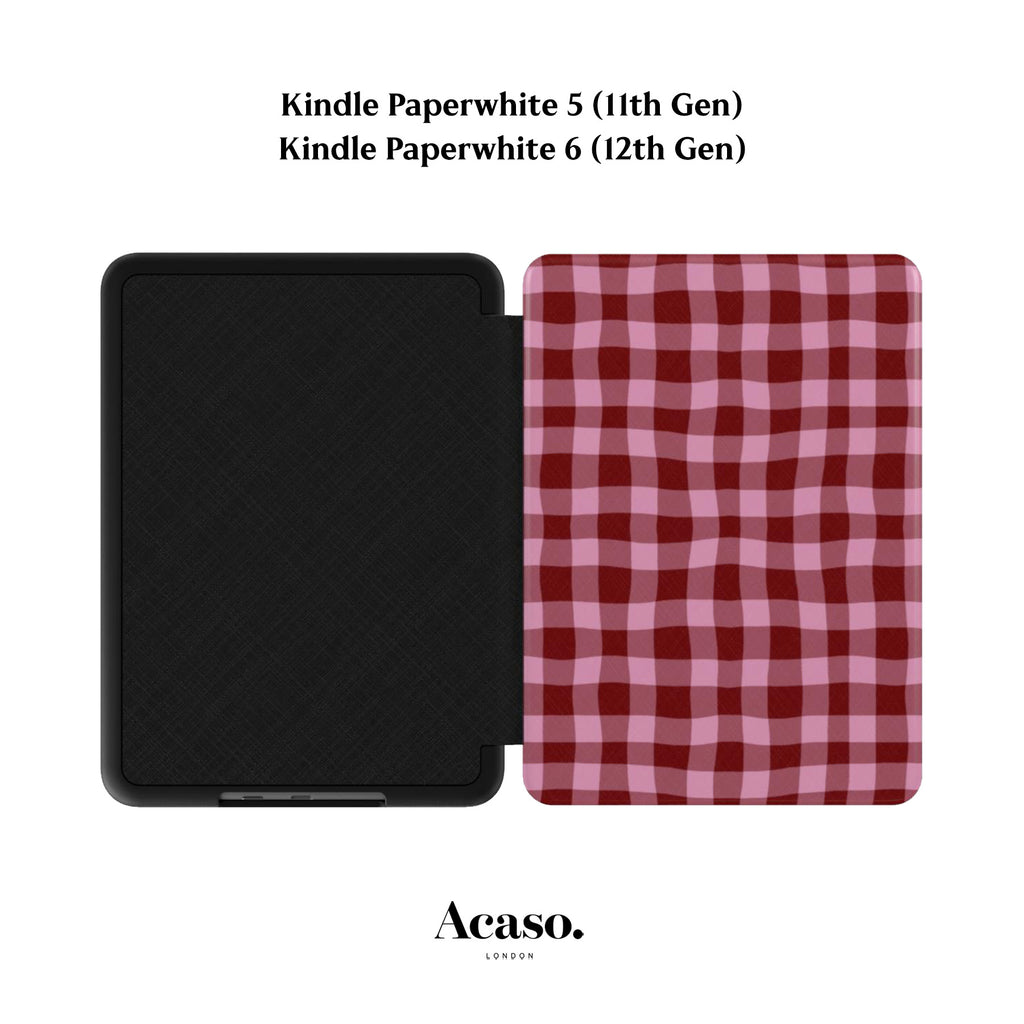 Pink Maroon Kindle Case