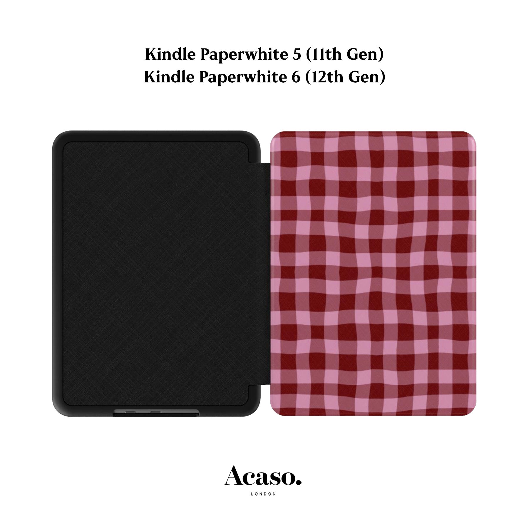 Pink Maroon Kindle Case