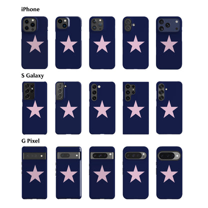 Star Navy Blue Phone Case
