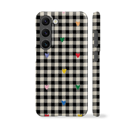 Gingham Hearts Phone Case