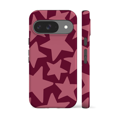 Deep Rose Stars Phone Case