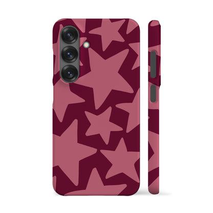 Deep Rose Stars Phone Case