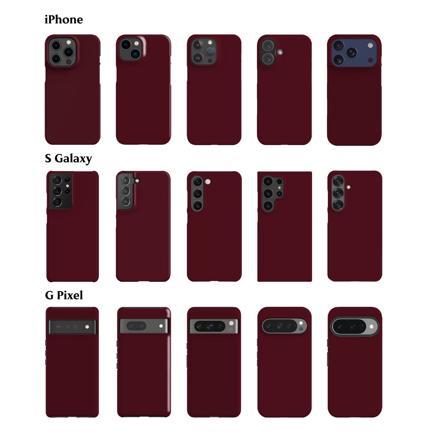 Plum Red Phone Case
