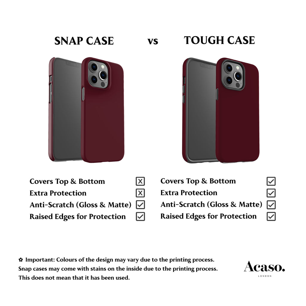 Plum Red Phone Case