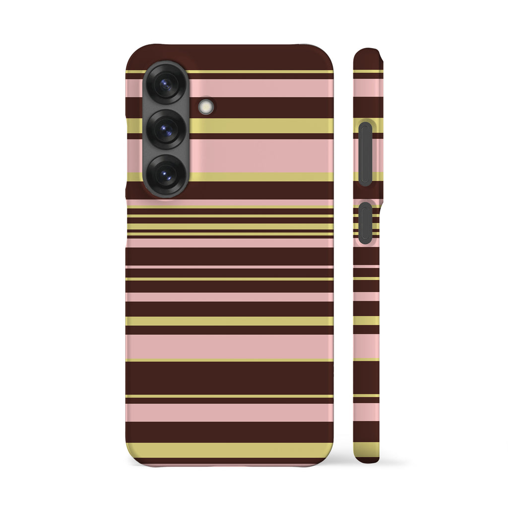 Polo Stripes Pink Brown Phone Case