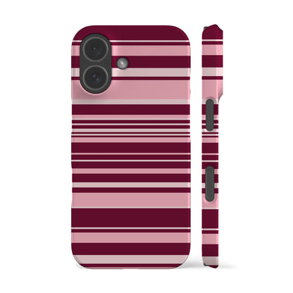 Polo Stripes Pink Rose Phone Case