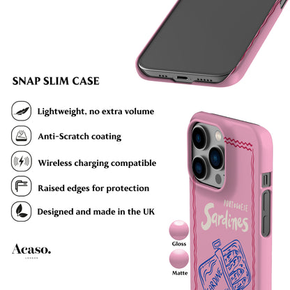 Pink Sardines Phone Case