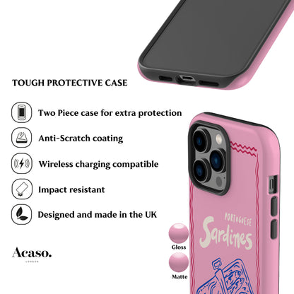 Pink Sardines Phone Case
