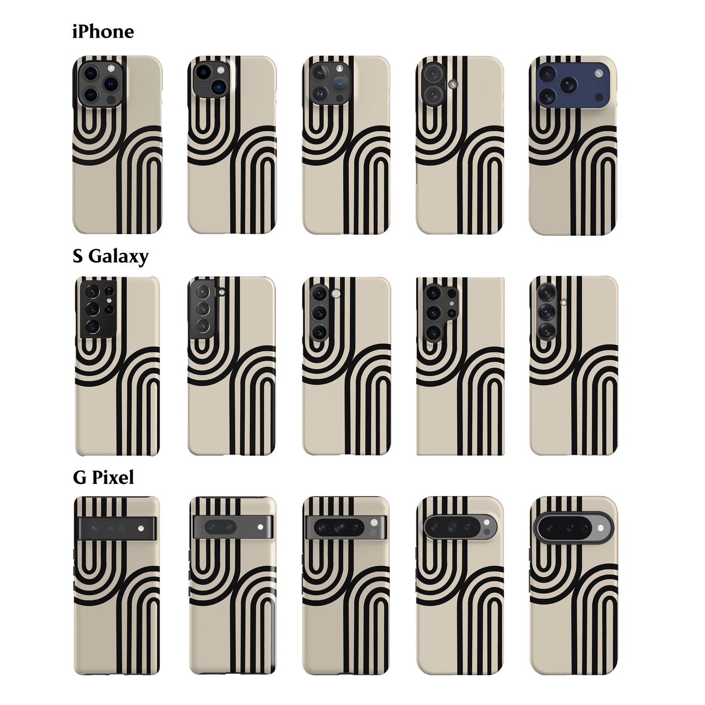 Minimal Rainbow Phone Case