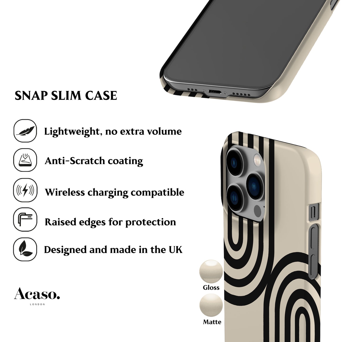 Minimal Rainbow Phone Case