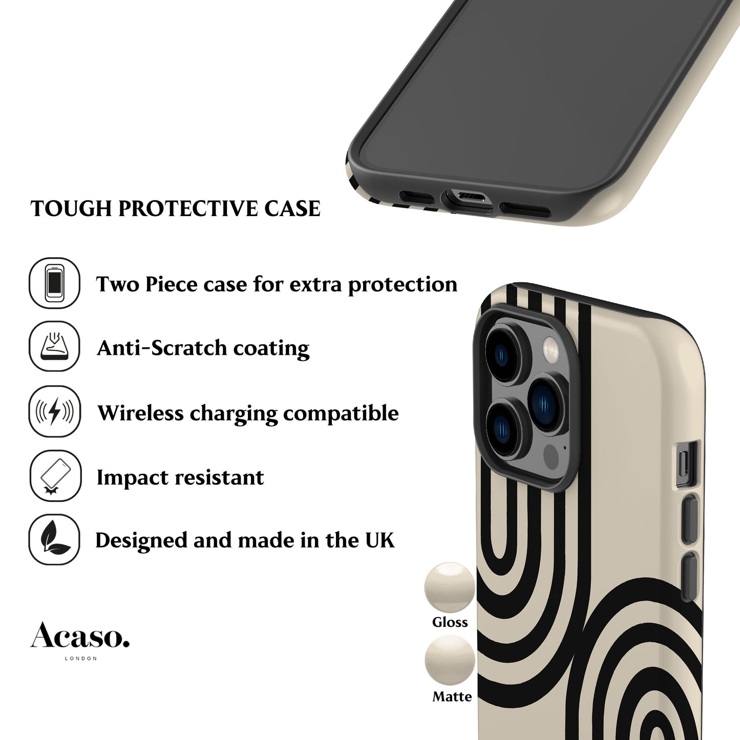 Minimal Rainbow Phone Case