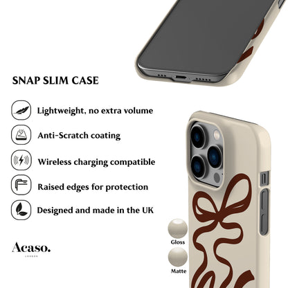 Red Ribbon Phone Case