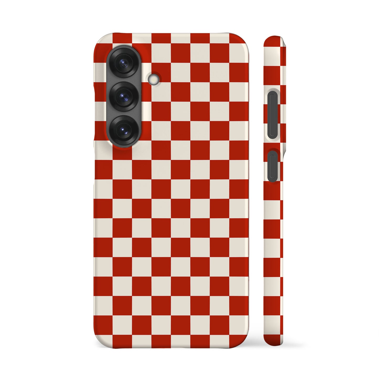 Red Checkered Phone Case