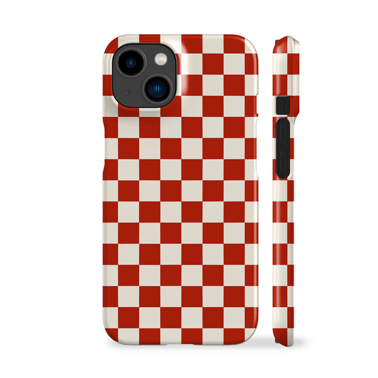 Red Checkered Phone Case