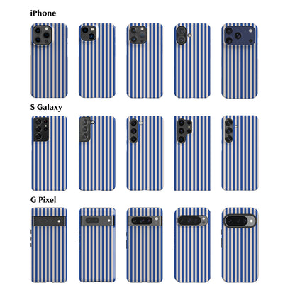 Resort Blue Stripes Phone Case
