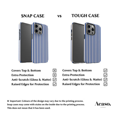 Resort Blue Stripes Phone Case