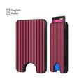Resort Stripes Deep Rose Magnetic Phone Wallet