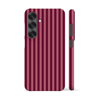Deep Rose Striped Phone Case
