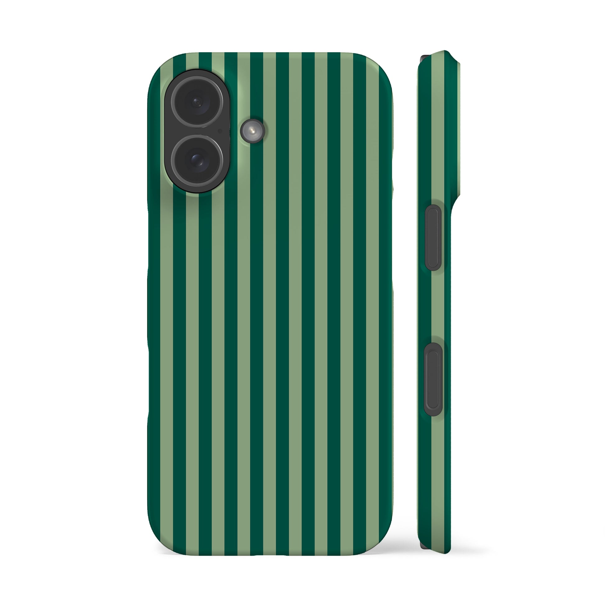 Green Striped Phone Case for iPhone & Android by Acaso London Green Striped Phone Case for iPhone & Android by Acaso London