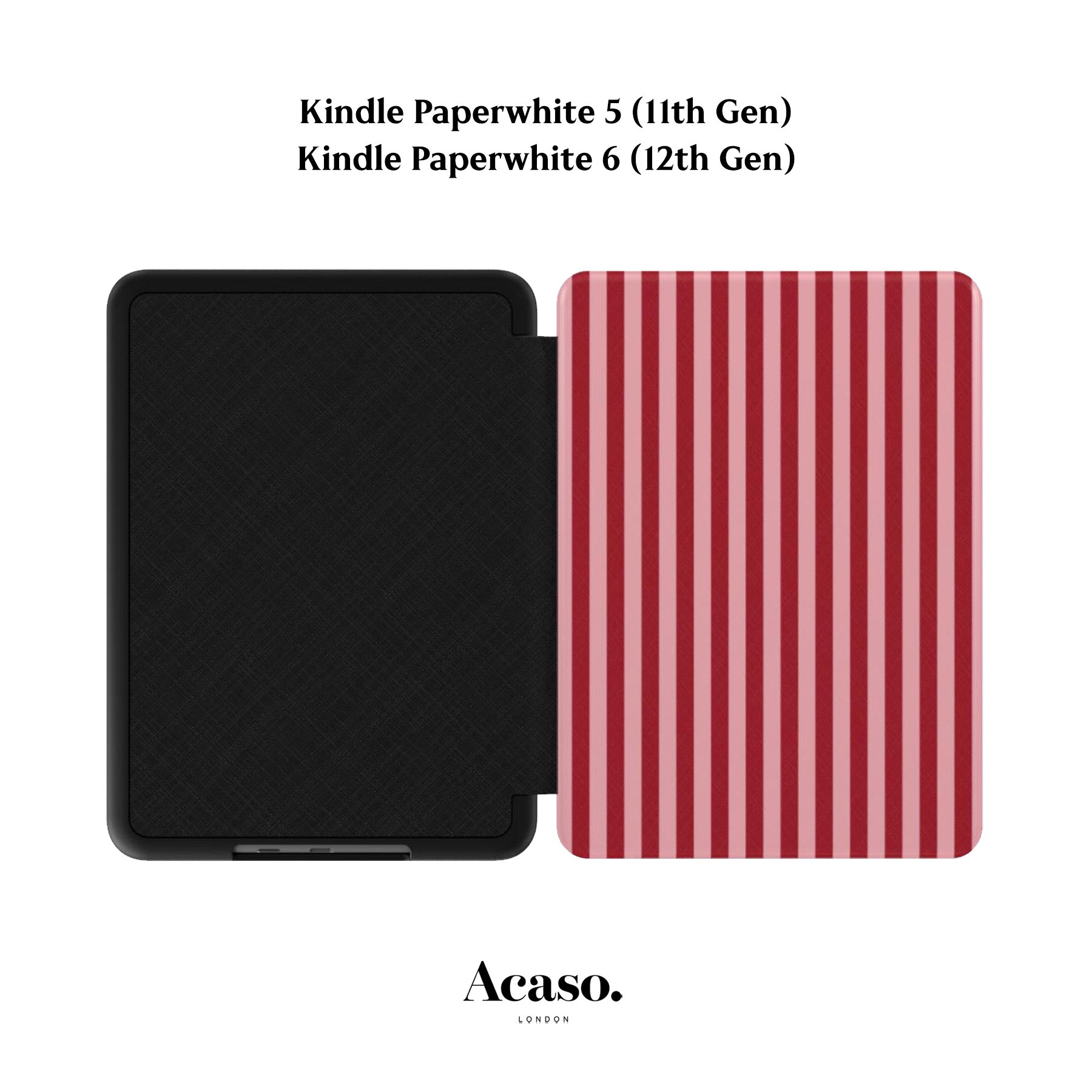 Resort Stripes Pink Kindle Case