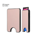 Resort Stripes Pale Pink Magnetic Phone Wallet