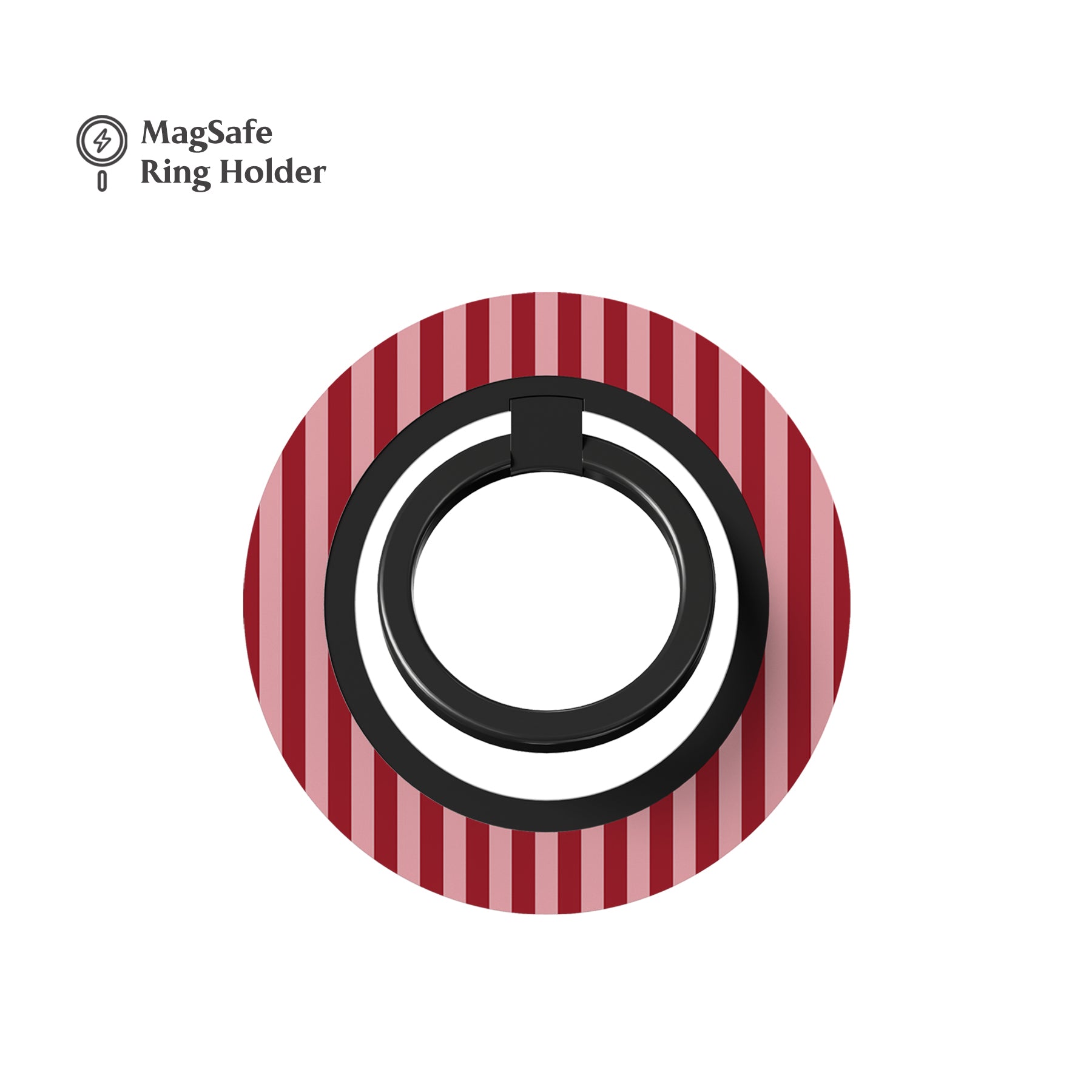 Resort Pink Stripes MagSafe Ring Holder