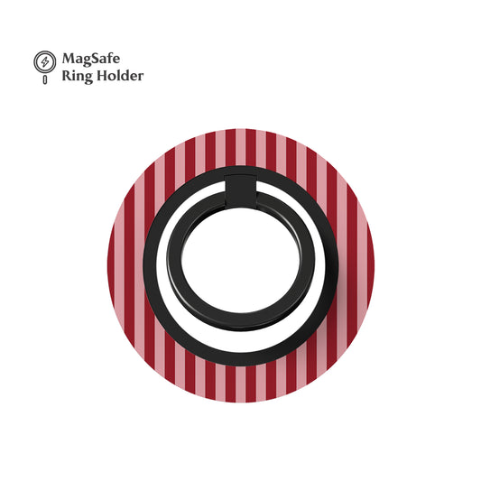 Resort Pink Stripes MagSafe Ring Holder