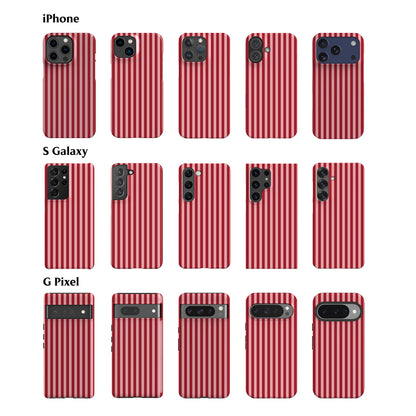 Resort Pink Stripes Phone Case