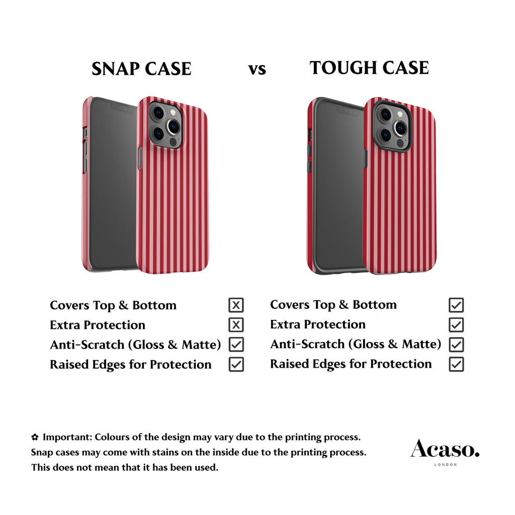 Resort Pink Stripes Phone Case